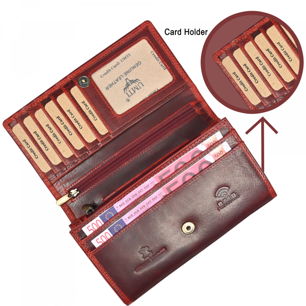 Leder Damenbörse Damen Geldbörse Börse 23- (95A) Damen Portemonnaie Damen Geldbörsen Brieftasche Damen Geldbeutel Damen Portmonee Damen Portmonai Neu